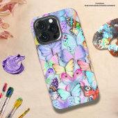 Waterverf watervlieg patroon voor meisjes Modern iPhone Hoesje