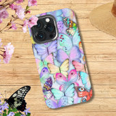 Waterverf watervlieg patroon voor meisjes Modern iPhone Hoesje