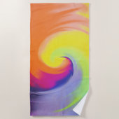Waterverf Wave - Beach Towel Strandlaken (Voorkant)