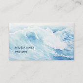 Waterverf Wave Visitekaartje (Voorkant)