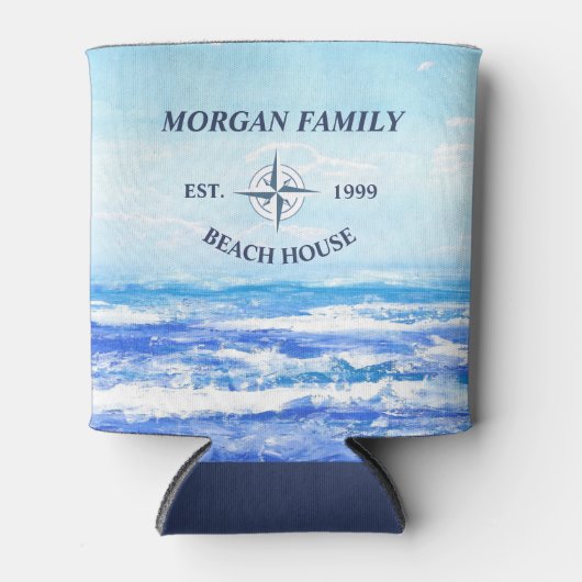 Waterverf Waves Blikjeskoeler (Voorkant)