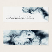 Waterverf Waves Bruiloft Website Kaart (Voorkant /achterkant)