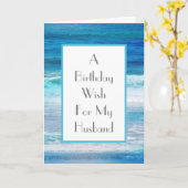 Waterverf Waves-kaart Kaart (Gele Bloem)