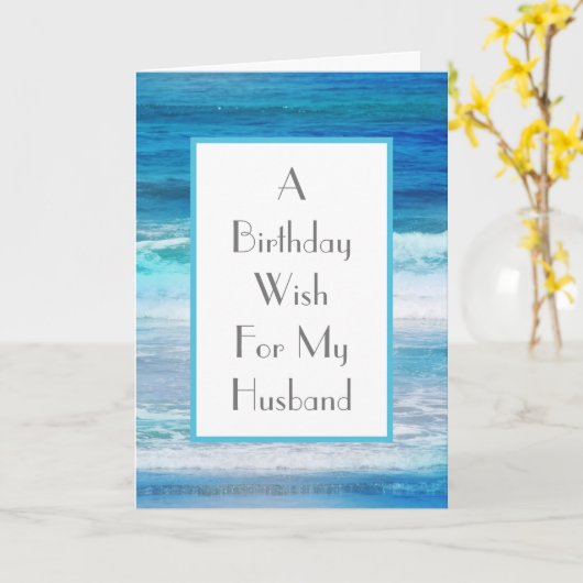 Waterverf Waves-kaart Kaart (Gele Bloem)