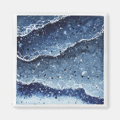 Waterverf Waves Magnet (Voorkant)