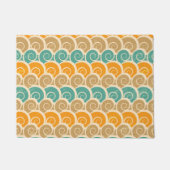 Waterverf Waves Patroon Deurmat (Voorkant)