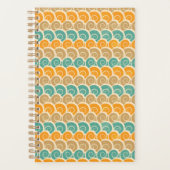 Waterverf Waves Patroon Planner (Voorkant)