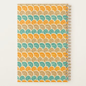Waterverf Waves Patroon Planner (Achterkant)