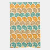 Waterverf Waves Patroon Theedoek (Verticaal)
