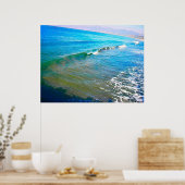 Waterverf Waves Poster (Keuken)