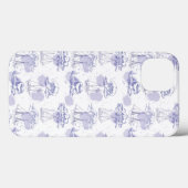 Waterverf Waves & Ships Patroon Case-Mate iPhone Case (Achterkant (horizontaal))
