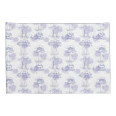 Waterverf Waves & Ships Patroon Kussensloop (Achterkant-Rechts)