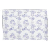 Waterverf Waves & Ships Patroon Kussensloop (Voorkant-Links)