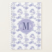 Waterverf Waves & Ships Patroon Planner (Voorkant)