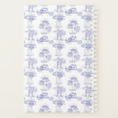 Waterverf Waves & Ships Patroon Planner (Achterkant)