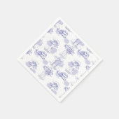 Waterverf Waves & Ships Patroon Servet (Hoek)