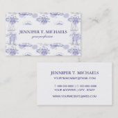 Waterverf Waves & Ships Patroon Visitekaartje (Voorkant / Achterkant)