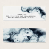 Waterverf Waves Small Business - Hartelijk dank vo Mini Visitekaartjes (Voorkant /achterkant)