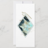 Waterverf Waves Weddenschap Kaart (Achterkant)