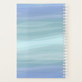 Waterverf Waves Zeemeermin Maandelijkse Zwemplanne Planner (Achterkant)