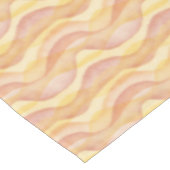 Waterverf Wavy Stripes, geel en Oranje Tafelkleed (Gekanteld)