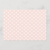 waterverf wazig roze florale suspensie advieskaart (Achterkant)