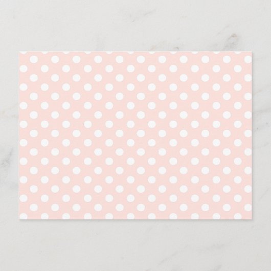 waterverf wazig roze florale suspensie advieskaart (Achterkant)