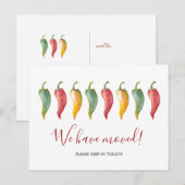 Waterverf We hebben Chili Pepper Briefkaart verpla (Voorkant / Achterkant)