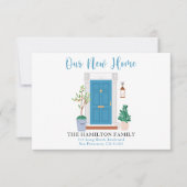 Waterverf We hebben een nieuwe mededeling van thui Bedankkaart (Voorkant)