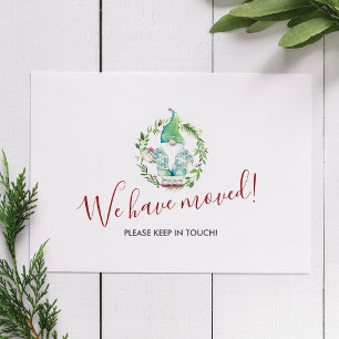 Waterverf We hebben het Briefkaart van de kerstboo