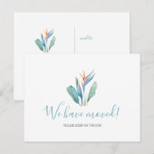 Waterverf We hebben Tropisch Bloem Briefkaart verp (Voorkant / Achterkant)