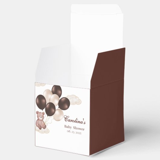 Waterverf, we kunnen heel erg wachten op baby show bedankdoosjes (Geopend)