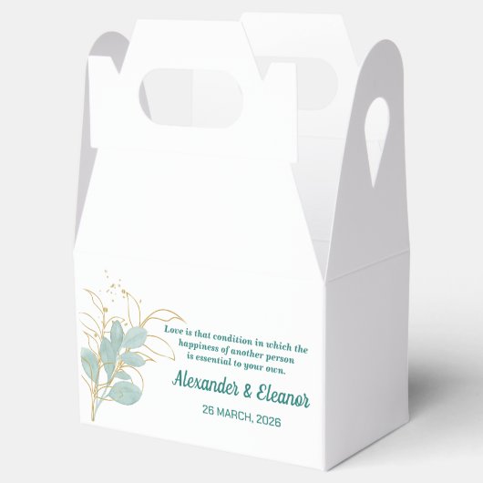 Waterverf Weddenschap Bedankdoosjes (Geopend)