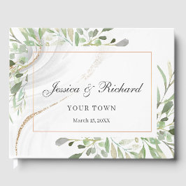 Waterverf Weddenschap Gastenboek