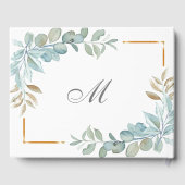 Waterverf Weddenschap Gastenboek (Achterkant)