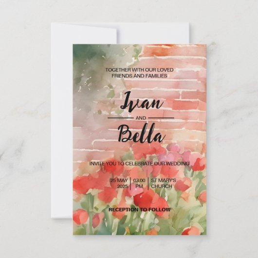 Waterverf Weddenschap Kaart (Achterkant)