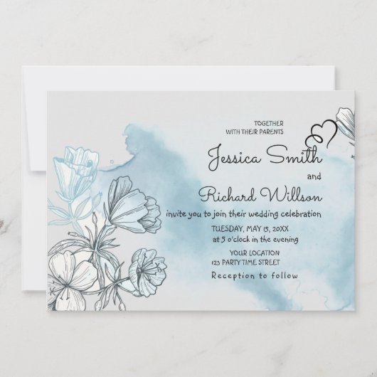 Waterverf Weddenschap Kaart (Voorkant)