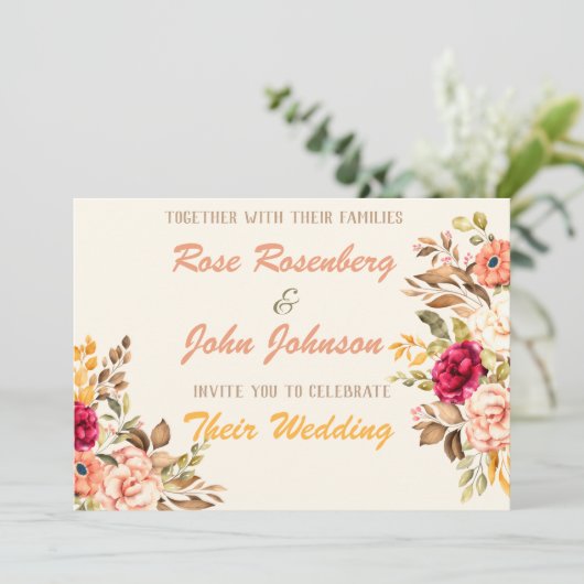 Waterverf Weddenschap Kaart (Staand voorkant)