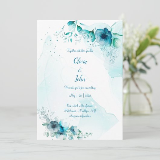 Waterverf Weddenschap Kaart (Staand voorkant)