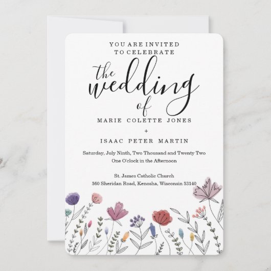 Waterverf Weddenschap Kaart (Voorkant)