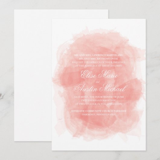 Waterverf Weddenschap Kaart (Voorkant / Achterkant)