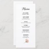 Waterverf Weddenschap of Gebeurtenismenu Menu (Voorkant / Achterkant)