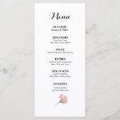 Waterverf Weddenschap of Gebeurtenismenu Menu (Voorkant)