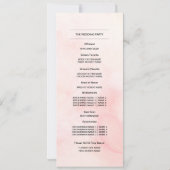 Waterverf-weddenschappen met kettingbloemen kaart (Achterkant)