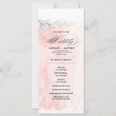 Waterverf-weddenschappen met kettingbloemen kaart (Voorkant)