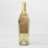 Waterverf Wedding Cheers Autumn Gold ID786 Flessenhanger (Op fles)