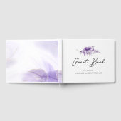 Waterverf Wedding Lavender Persoonlijk Gastenboek (Volledig)