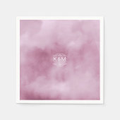 Waterverf Wedding Lila ID654 Servet (Voorkant)