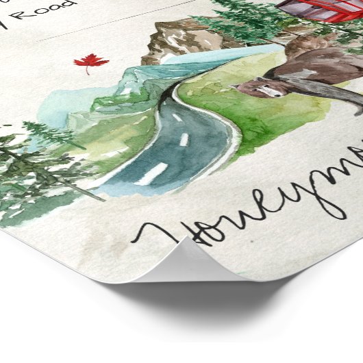 Waterverf Wedding Memory Keepomwille Poster (Hoek)