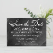 Waterverf Wedding opslaan Datum Save The Date (Staand voorkant)